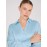 Notch Collar Button-Front Blouse
