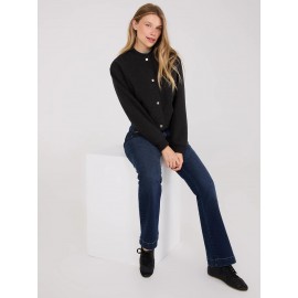 Button-Front Bomber Jacket