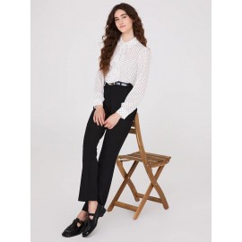 Straight Leg Long Length Slant Pocket Pants