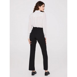 Straight Leg Long Length Slant Pocket Pants