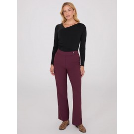 Mid-Rise Long Length Bootcut Pants