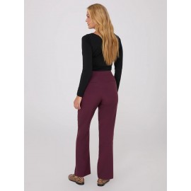 Mid-Rise Long Length Bootcut Pants
