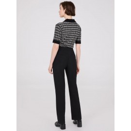 Mid-Rise Long Length Bootcut Pants