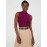 Sleeveless Mock Neck Mesh Top