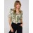Floral Print Ruched Blouse