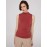 Sleeveless Mock Neck Top With Ruched Details