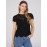 Sweetheart Neckline Top With Scallop Details