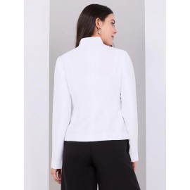 4 Pocket High Collar Blazer