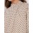 Print Asymmetrical Mock Neck Top