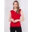 Sleeveless Top With Metal Bar Detail