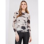 Abstract Print Mesh Top