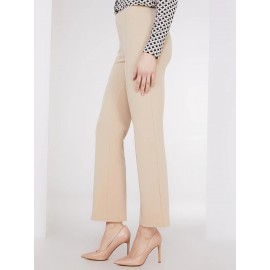 High Rise Crepe Pull-On Pants