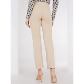 High Rise Crepe Pull-On Pants