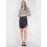Faux Leather Pencil Skirt With Button Details