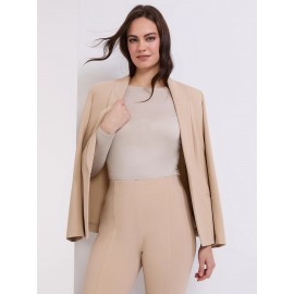 Glitter Jersey Boat Neck Top
