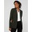 One-Button Blazer With Cargo Pockets