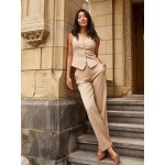 Pinstripe Sleeveless Vest