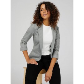 Cuffed 3/4 Sleeve Blazer