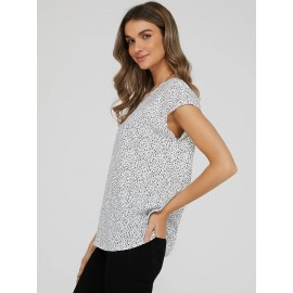 Round Neck Dolman Sleeve Top