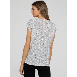 Round Neck Dolman Sleeve Top