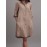 Women Plain Lapel Concealed Placket Casual Shirt Dress