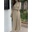 Solid Irregular Pleated Adjustable Belt Long Sleeve Dress