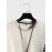 Mens Striped Patchwork Flap Pocket Crew Neck Pullover Sweatshirts Winter