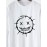 Mens Funny Smile Print Crew Neck Casual Pullover Sweatshirts Winter