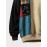 Mens Ethnic Tribal Letter Print Patchwork Crew Neck Pullover Sweatshirts Winter