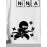 Mens Cartoon Japanese Ninja Letter Print Long Sleeve Hoodies Winter