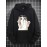 Mens Cartoon Cat Print Kangaroo Pocket Drawstring Hoodies Winter