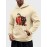 Mens Cartoon Pumpkin Cat Print Kangaroo Pocket Drawstring Hoodies Winter